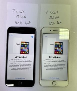 Apple IPhone 7 Plus 128 GB 2 sztuki (iCloud)