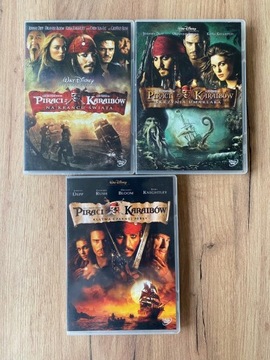 3DVD Piraci z Karaibów kolekcja filmów