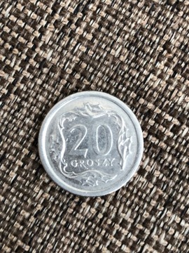 Moneta 20 groszy z 2000 roku