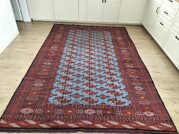 Piękny wełniany ręcznie tk dywan Bochara 185x287cm