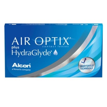 Soczewki miesięczne Alcon Air Optix Plus HydraGlyde -4,0, 6 szt.