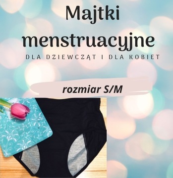 Super Majtki- figi menstruacyjne 5 szt ( czarne) 