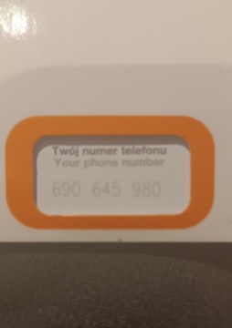 Sprzedam łatwy numer telefonu z sieci Orange 