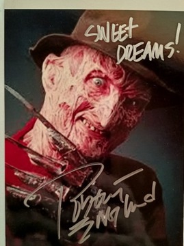 Robert Englund oryginalny autograf 