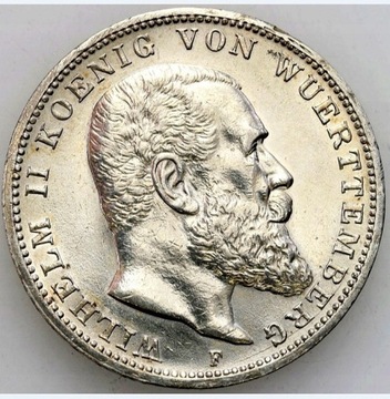 Moneta Cesarstwo Niemiec 3MK 1914r F