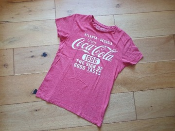 Koszulka tshirt z krótkim rękawem męska czerwona Coca Cola Primark 164 S