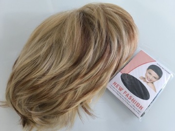 Peruka WIG jak naturalne blond chemioterapia 