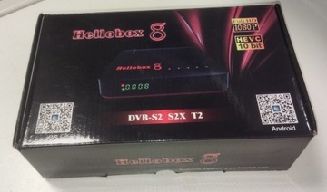 Tuner Hellobox 8 - DVB-T2 + DVB-S2X - niesprawny