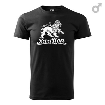 Lew RebelLion koszulka T-shirt rasta reggae bunt