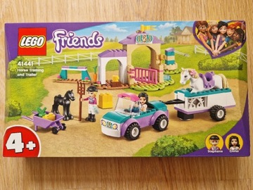 LEGO FRIENDS 41441 SZKÓŁKA JEŹDZIECKA I PRZYCZEPA