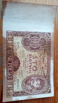Banknot 100 zł  1934 r.
