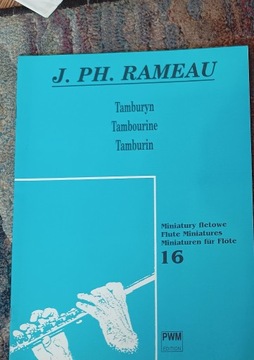 Jean Philippe Rameau Tamburyn na flet z fortepian