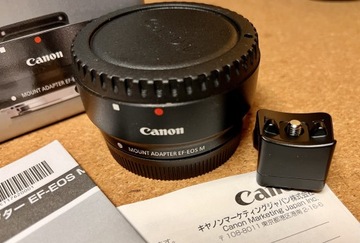 CANON EF-EOS M EF/M oryginalny adapter nieużywany