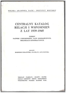 Centralny katalog relacji i wspomnień z 1939-1945