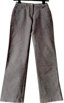 Armani spodnie jeansy 28 XS S 36 szare bawełn logo