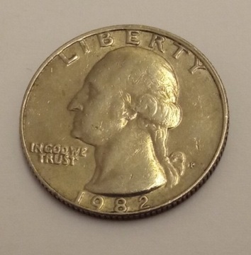 USA 1/4 dollara 1982
