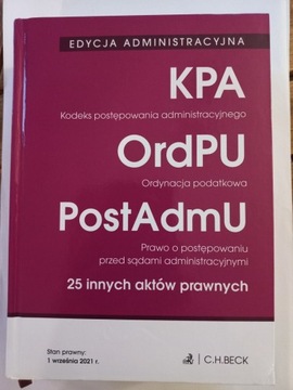 EDYCJA ADMINISTRACYJNA, KPA, OrdPU, PostAdmU