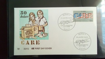 FDC Niemcy 1995 Pomoc Lotnicza USA Historia