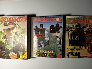 Komandos Militarny magazyn 1992-96 UNIKAT