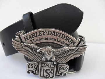 Pasek Harley klamra Davidson motor orzeł skrzydła