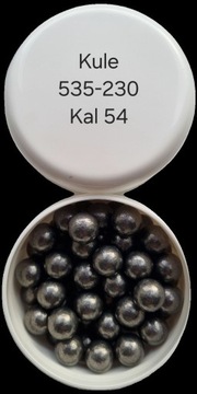 Kule ołowiane kal. 54 (535-230 grain.) 50 szt.