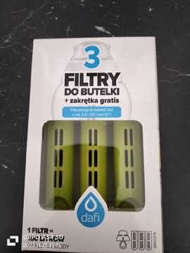 3x filtry Dafi do butelki zakrętka gratis