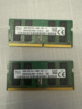 Hynix 16GB PC4-2666 HMA82GS6CJR8N-VK