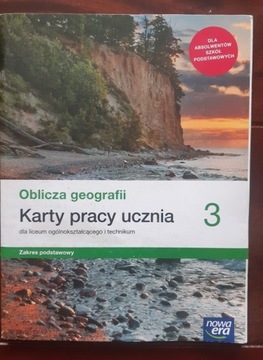 Oblicza geografii 3. Karty pracy