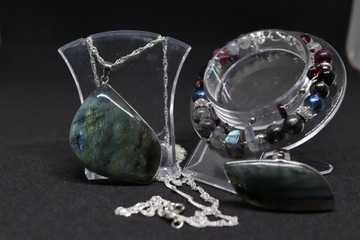 Komplet biżuteria z kamieni naturalnych Prezent