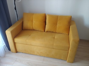 kompaktowa sofa kanapa BUNIO - z funkcją spania i 