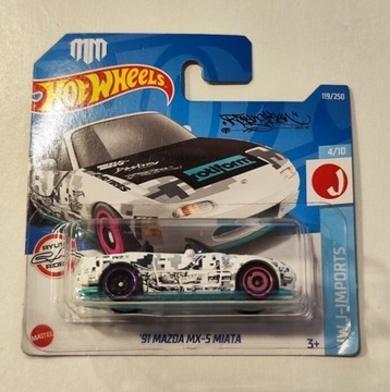 Hot Wheels 91 Mazda Mx-5 Miata