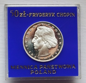 50 zł 1972 - Chopin - PP