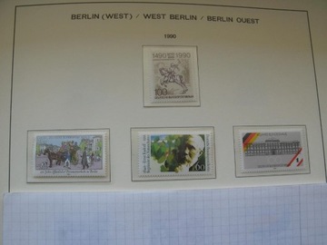 NIEMCY BERLIN  1990r. 860-861-862-866 ** 