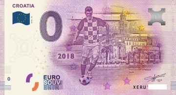 CHORWACJA banknot 0 euro  z M.ŚW. 2018 UNC W-wa