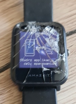 Smartwarch Xiaomi AmazFit BIP uszkodzony