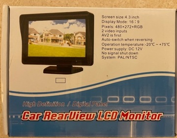 Monitor 4,3' - DC12V