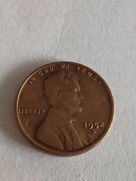 1 cent 1952 S USA 