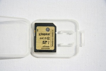 Karta pamięci SD KINGSTON 64GB Prędkość szybka