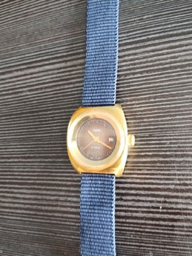 Zegarek ZSRR złocony sprawny Zaria damski