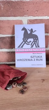 Zestaw do wróżenia z run wraz z podręcznikiem