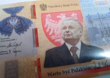 20 ZŁ LECH KACZYŃSKI WARTO BYĆ POLAKIEM UNC