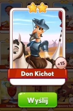 Don Kichot COIN MASTER KARTA