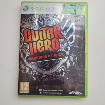 Guitar Hero Warriors of Rock XBOX 360 - pudełko