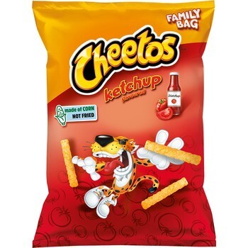 Cheetos o smaku ketchup 43g 