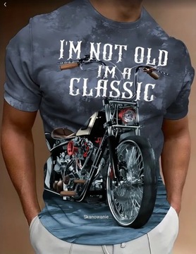 T-shirt z nadrukiem Im not Old L