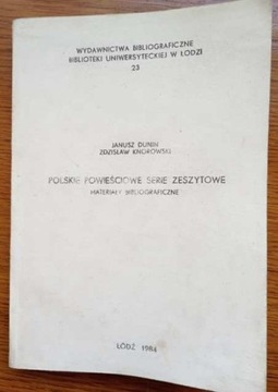 Polskie powieściowe serie zeszytowe do 1939