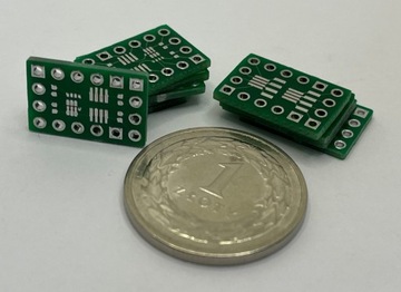 Płytka mini PCB uniwersalna prototypowa zielona