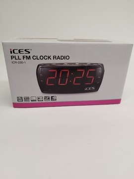 radiobudzik z dużym wyświetlaczem  ices ics-230-1 