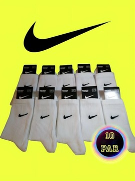 Skarpety Nike.Męskie. Zestaw 10 par/10 pack.41-44r