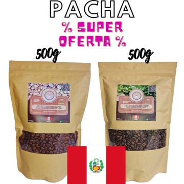 Kawa ziarnista 2x 500g Peru MIX Ameryka Płd.